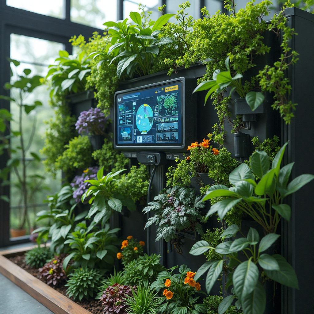 Tehnologie nouă pentru grădini verticale automatizate